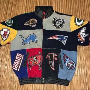 Jeff Hamilton Reebok Leather Jacket 5xl